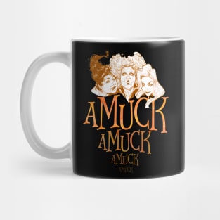 Amuck Amuck Amuck Funny Halloween T-Shirt Mug